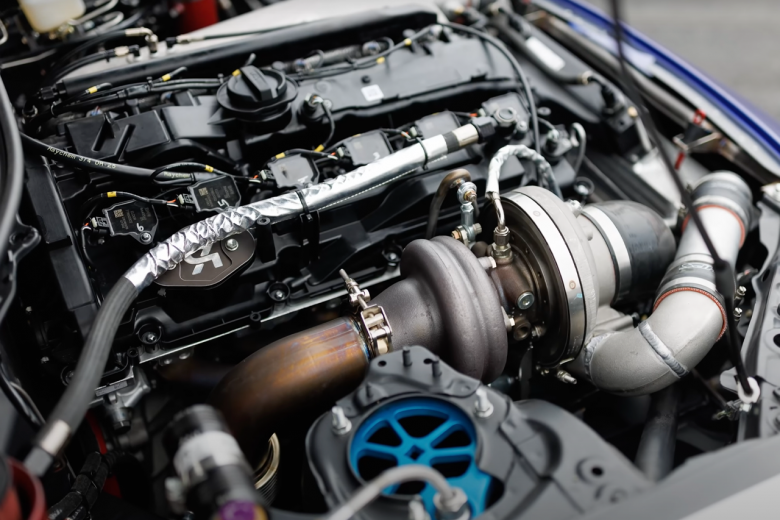 BMW B58 engine bay BMW B58 engine bay with a big turbo