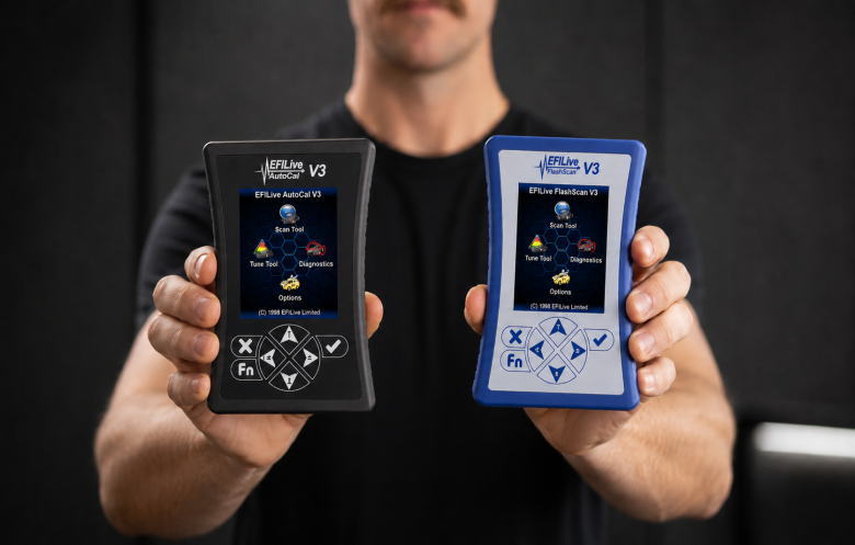 holding autocal and flashscan for comparison