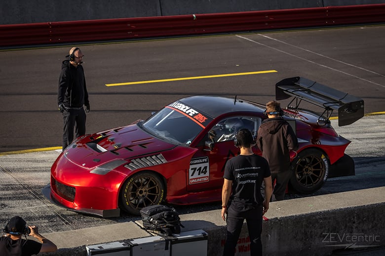Sasha Anis's Kels Nissan 350Z hybrid race car