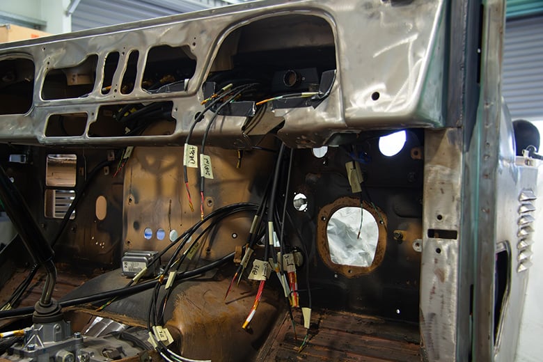 Fj40 dr 25 wiring Rewiring a Toyota FJ40 full loom