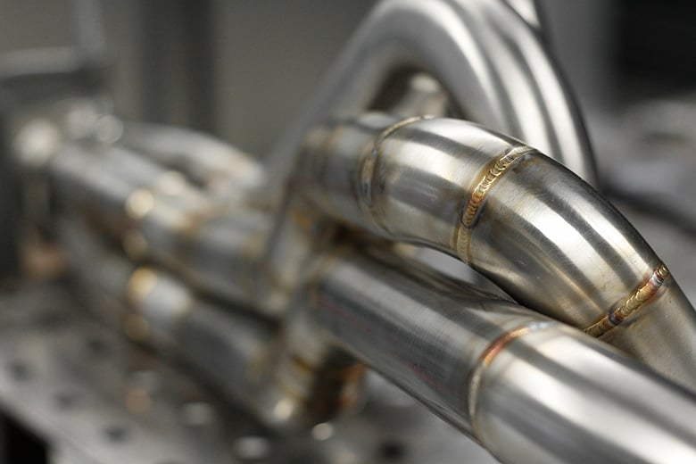 TIG welding stainless steel headers Strainless steel exhaust manifold TIG welded