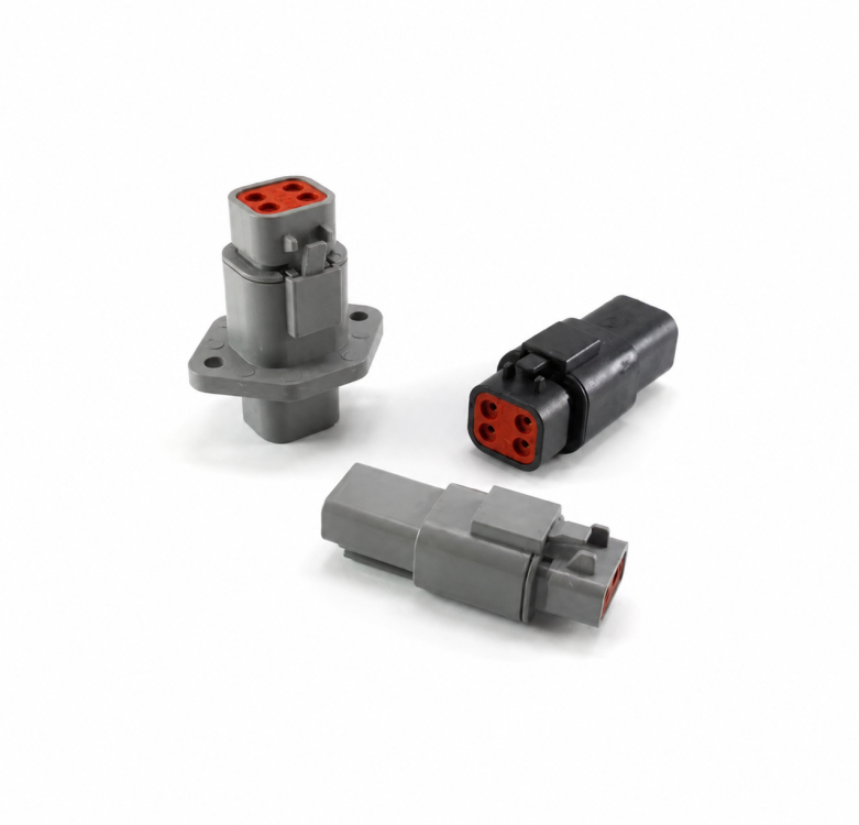 Deutsch DTP series connector plug and receptacle pair