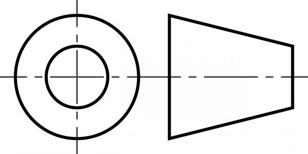 HPA First angle projection symbol HPA First angle projection symbol