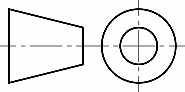 HPA Third angle projection symbol