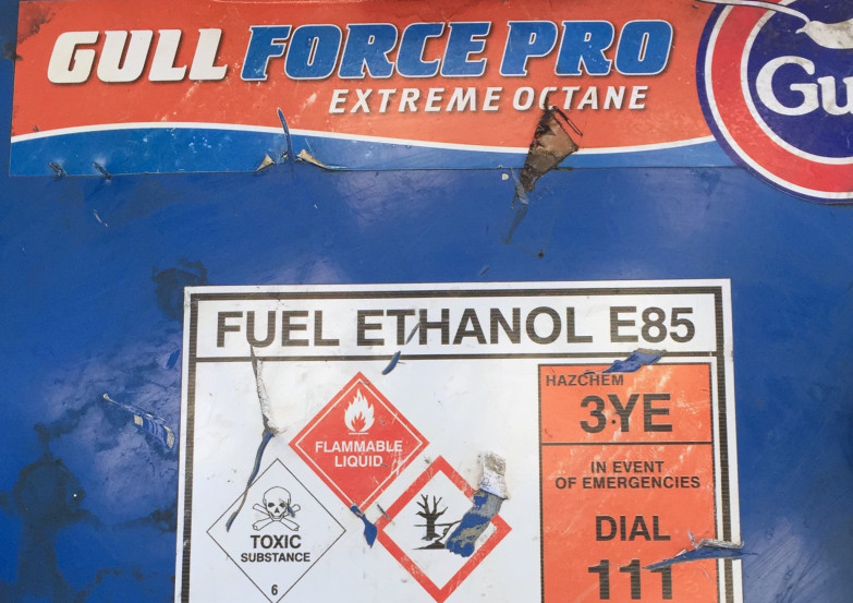 e85 fuel barrel for motorsport use