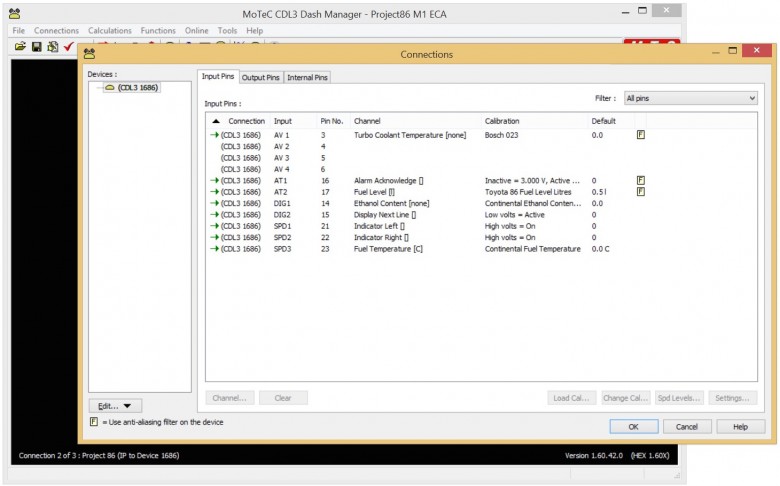 ethanol content sensors motec screenshot 1