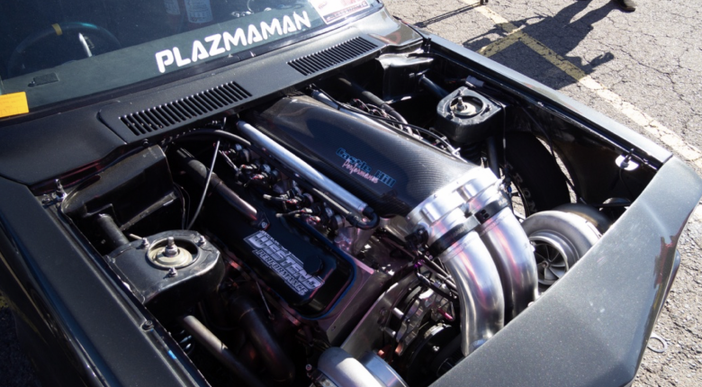 9.2L, 3000HP Mazda RX3 | Twin Turbo Big Block V8 [TECH TOUR] - Featured Image
