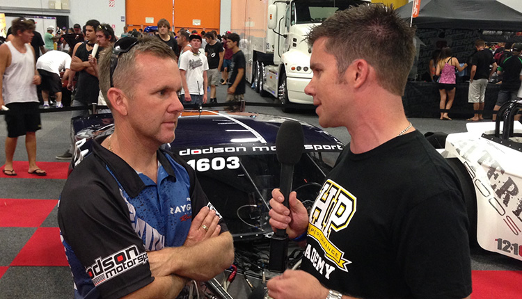 Rod Harvey driver of the Fastest Import