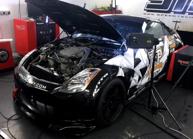 how to set up launch control haltech launch control webinar logged engine data displayed in tuning software on a laptop at the racetrack