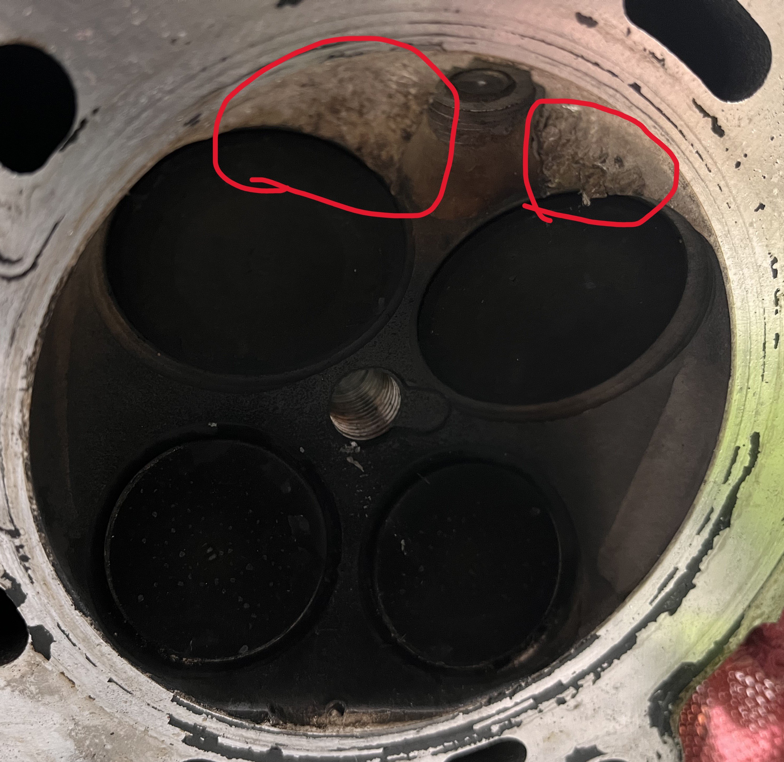 Damage before machining
